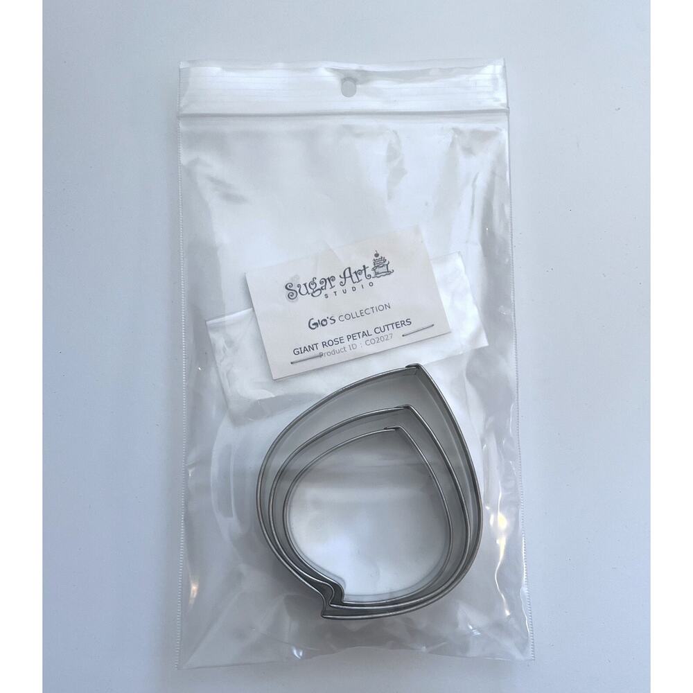 Sugar Art Studio Gio's Collection Giant Rose Petal Cutters - HTF/Rare